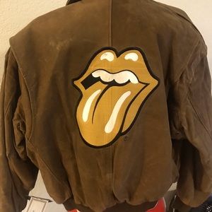 COPY - Rolling Stones leather tour jacket 1997